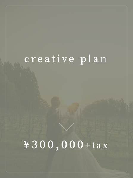 creative plan ¥300,000+tax